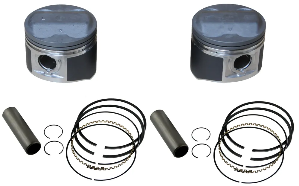 Honda CX500 Kolben-Kit (MOS2+HH) - Übermaß +0,50 Neue Ware