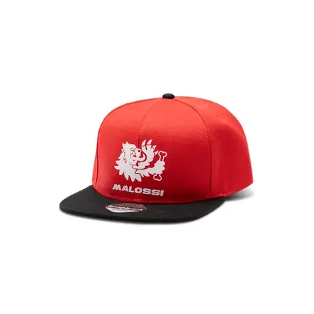 Snapback Cap Malossi schwarz / rot Zertifiziert