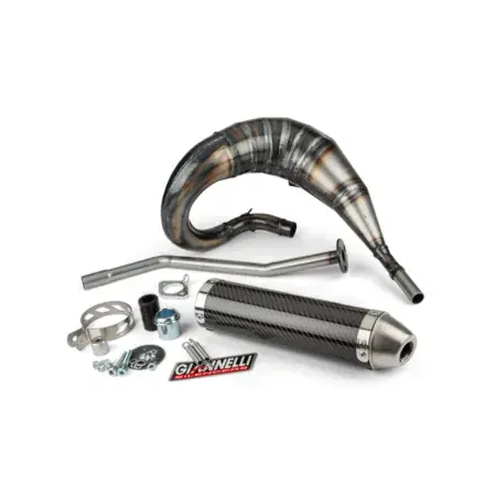 Auspuff mit ESD Giannelli Enduro carbon Derbi Senda X-Treme Wochenendangebot