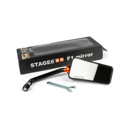 Preisreduziert Spiegel Stage6 F1 rechts M8 Schwarz