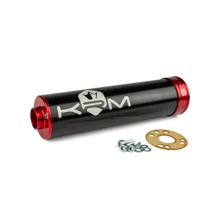 Endschalldämpfer KRM 70 - 90 schwarz - rot Kracherpreis