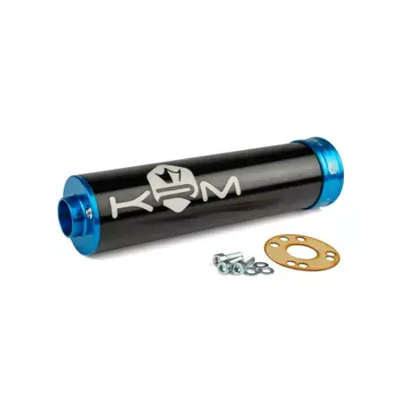 Neu Endschalldämpfer KRM 70 - 90 schwarz - blau