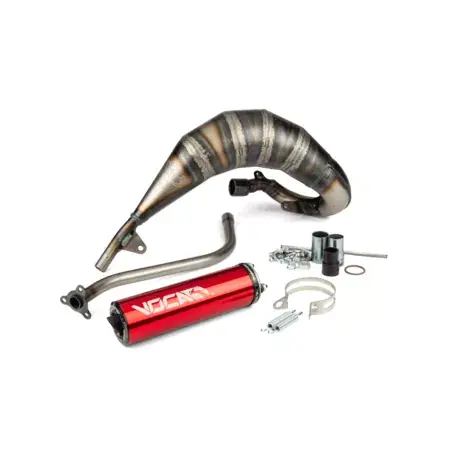 Auspuff Voca Cross Rookie 50/70cc roter SD mit ABE Beta RR 2012 - 2020 Billig