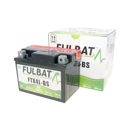 Batterie FTX4L-BS Fulbat 12V - 3Ah wartungsfrei (wird mit Säurepack geliefert) Günstig