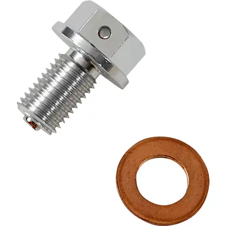 Ölablassschraube magnetisch Moose Racing YZ / YZF silber Preisknaller