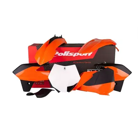 Aktuell Verkleidungskit Polisport Originalfarbe (2017) KTM SX85