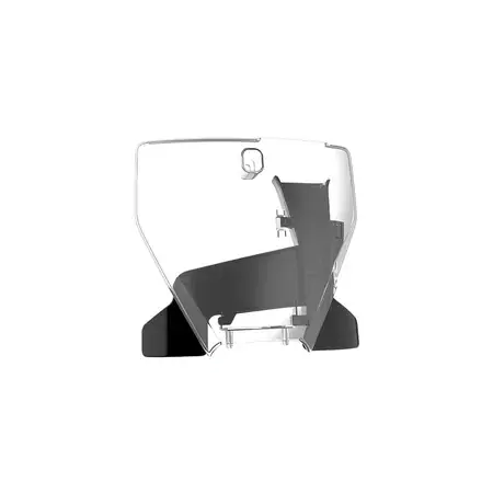 Startnummerntafel vorn Polisport transparent / schwarz Husqvarna TC / FC Heißes Angebot