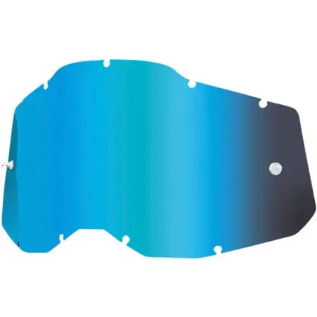 Ersatzglas 100% Racecraft 2 / Accuri 2 / Strata 2 blau verspiegelt Bestpreis