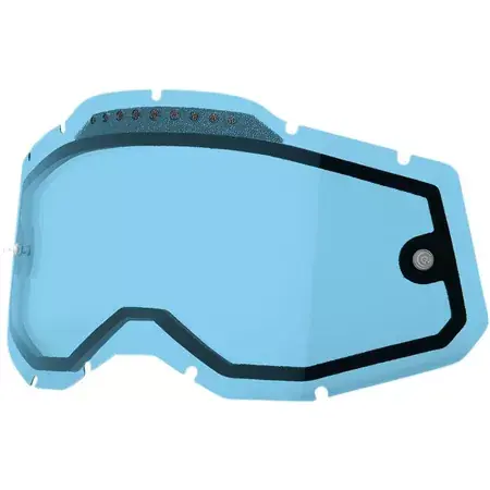 Preisreduziert Ersatzglas doppelt 100% Racecraft 2 / Accuri 2 / Strata 2 belüftet blau