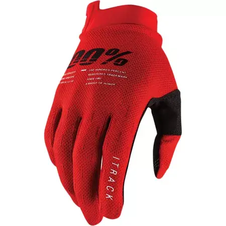 Handschuhe 100% iTRACK rot Angebot