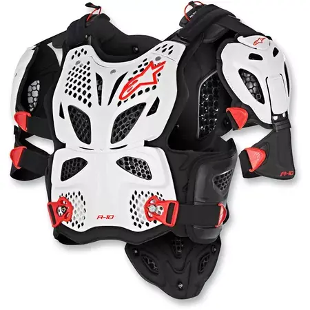 Bestseller Brustpanzer Alpinestars A-10 schwarz / weiß