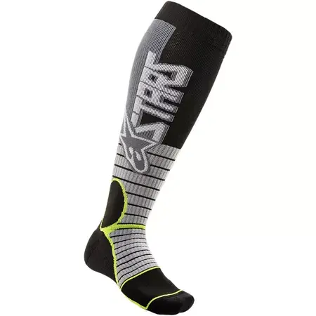 Strümpfe MX Alpinestars MX Pro grau / gelb Rabatt