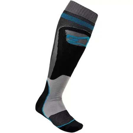 Versand Am Gleichen Tag Strümpfe MX Alpinestars MX Plus 1 schwarz / türkis