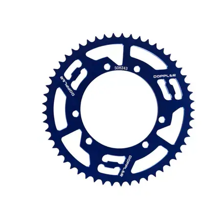 Nur Für Kurze Zeit Kettenrad 53 Zähne / 428 Doppler Alu CNC blau Sherco 50