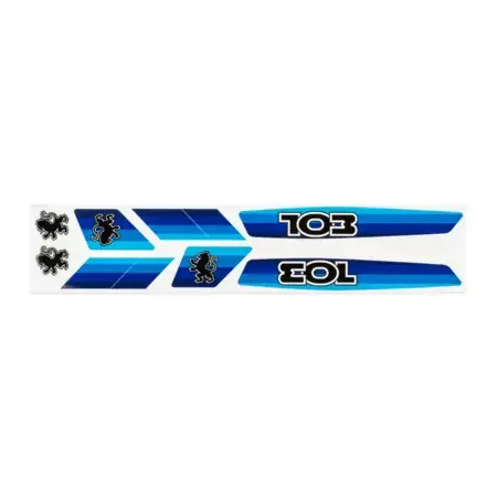 Sonderangebot Aufkleberset blau Peugeot 103