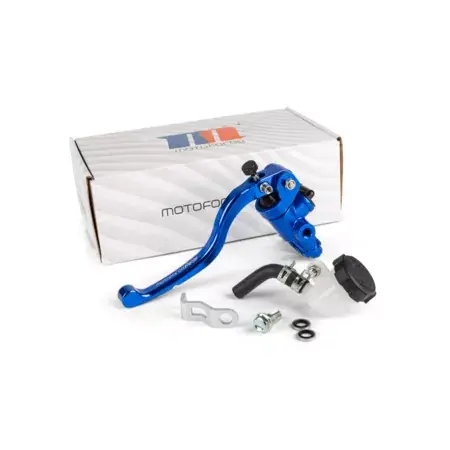 Bremspumpe + Hebel vorn radial Motoforce Racing blau Garantierte Lieferung