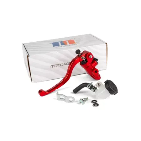 Bremspumpe + Hebel vorn radial Motoforce Racing rot Knallerangebot