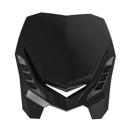 Neu Scheinwerfer / Lichtmaske LED Polisport E Blaze schwarz