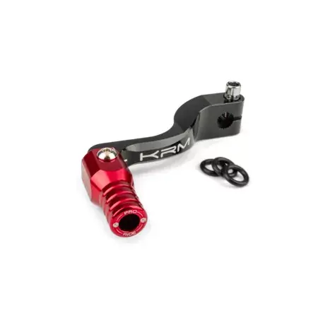Schalthebel KRM schwarz / rot Minarelli AM6 Neu Im Sortiment