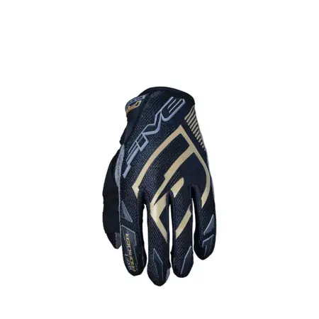 Handschuhe MX Five MXF Pro Rider S schwarz / gold Schnäppchen