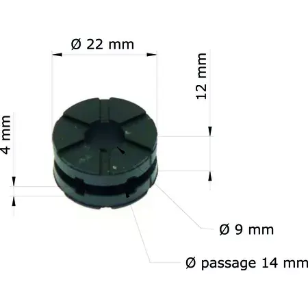 Gummipuffer / Silentbloc Tourmax Honda CBF 1000 Bestseller