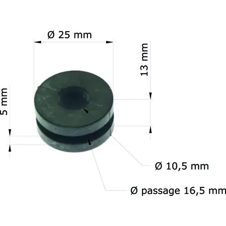 Gummipuffer / Silentbloc Tourmax Honda CR 125 / 250 1997-1999 Rabatt