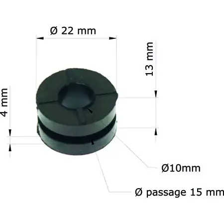 Gummipuffer / Silentbloc Tourmax Honda CR 80 / 85 Letzte Chance