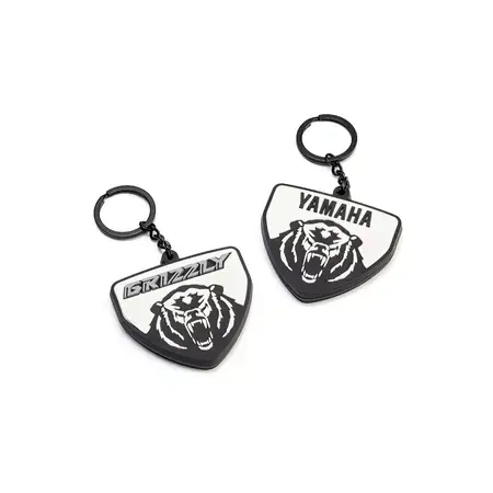 Markenprodukt Schlüsselanhänger Yamaha Grizzly schwarz
