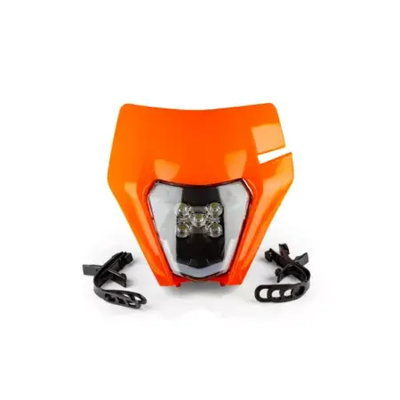 LED Enduro Scheinwerfer STR8 Typ KTM EXC Orange Mega-Angebot