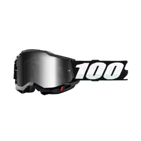 Crossbrille Kinder 100% Accuri 2 schwarz silber verspiegelt Top-Preis